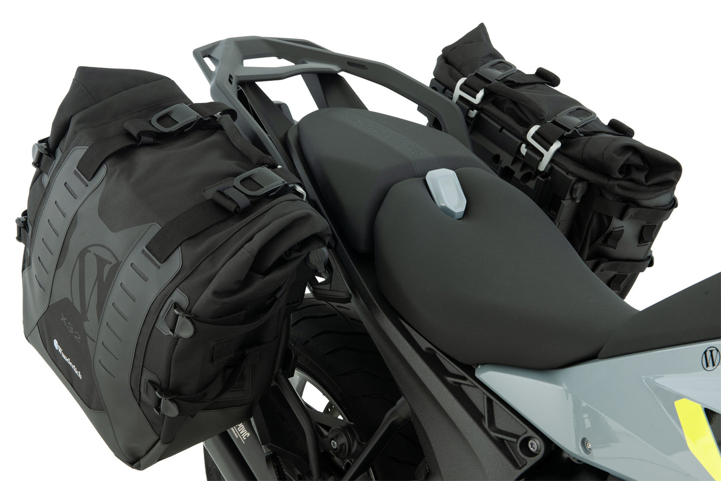 Luggage system X-BAG X32 R 1300 R/RS with BMW luggage mounts - Set - black