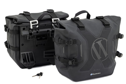 Side Bags with Carrier X Luggage System R1300 R/RS - with BMW luggage Mounts - black