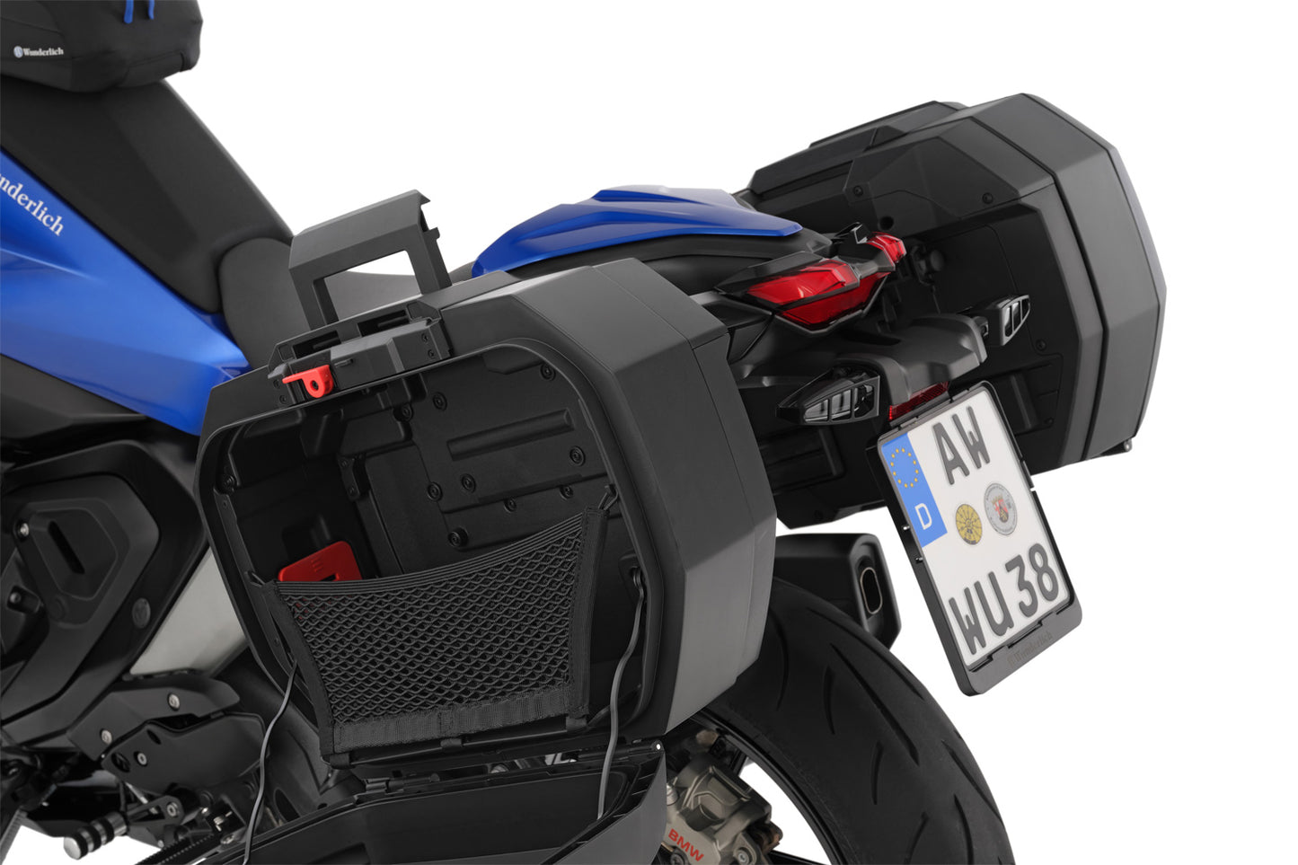 Luggage system X-CASE X30 R 1300 R/RS without BMW luggage mounts - Set - black-silver