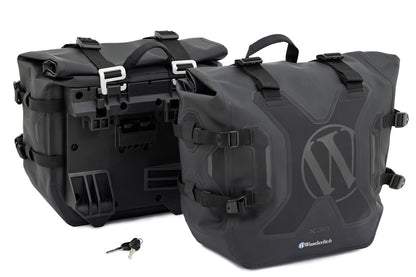 X luggage system side bags with carrier R 1300 R/RS - without BMW luggage Mounts - black