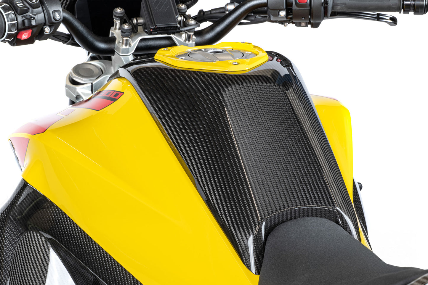 Ilmberger tank cover BMW R 1300 R / RS - top - carbon - glossy
