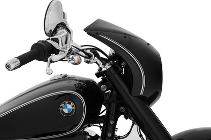 cockpit fairing »Rock ’n‘ Roll« - Blackstorm Metallic - white striped