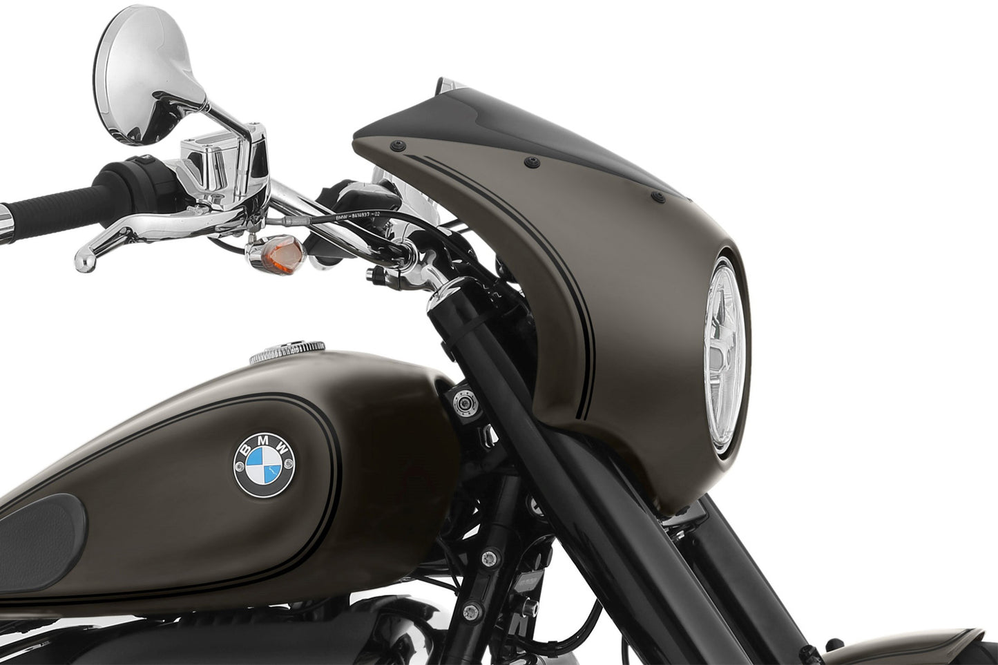 cockpit fairing Rock ’n‘ Roll - Manhattan metallic matt - black lined