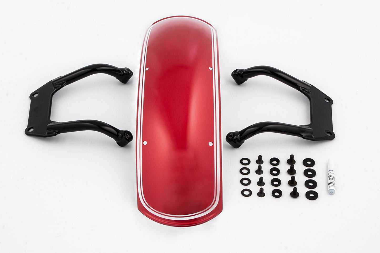 Front fender »RockBob« - Mars red Metallic / white lined