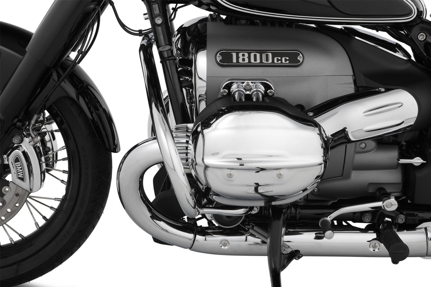 engine protection bar - chromed