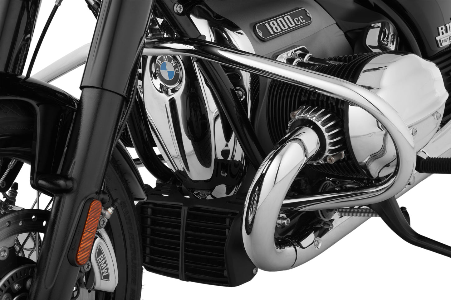 engine protection bar - chromed