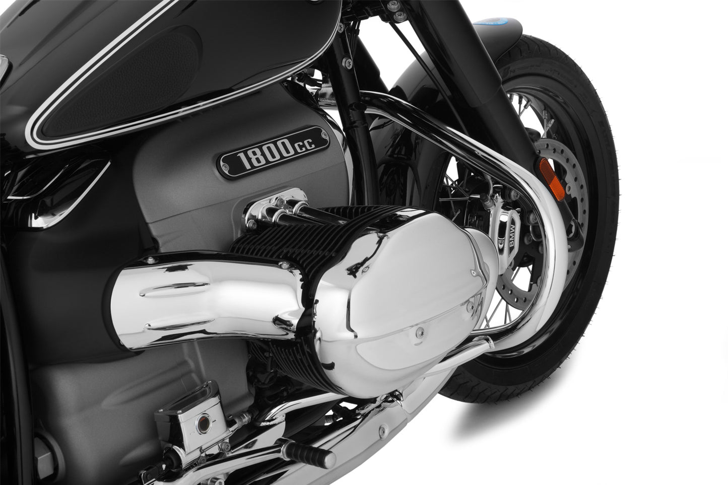 engine protection bar - chromed