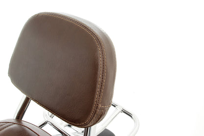 backrest - chrome-brown