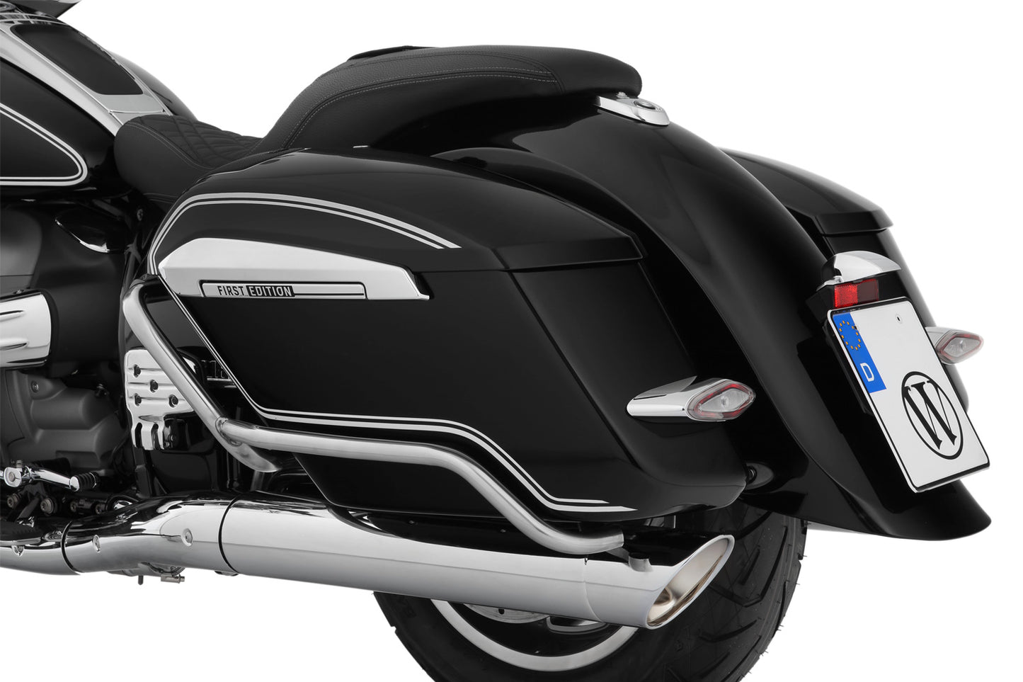 case protection bar - chromed