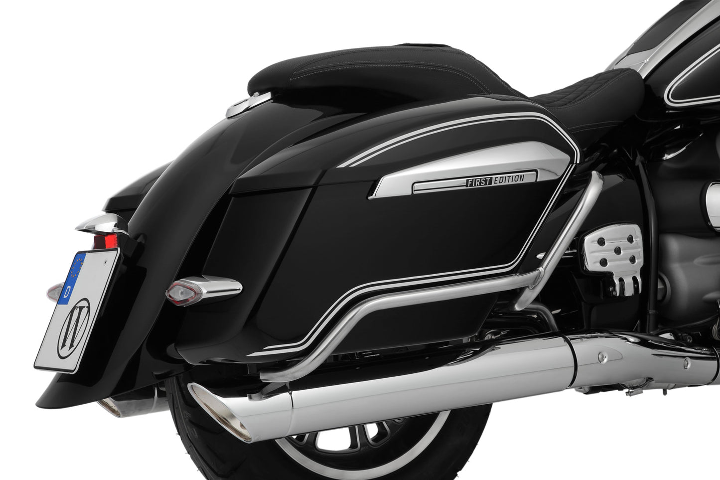 case protection bar - chromed