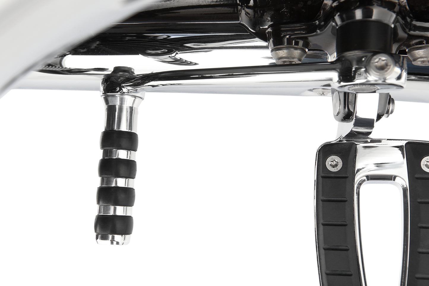 gear-shifter extension for models with footrests - chromed