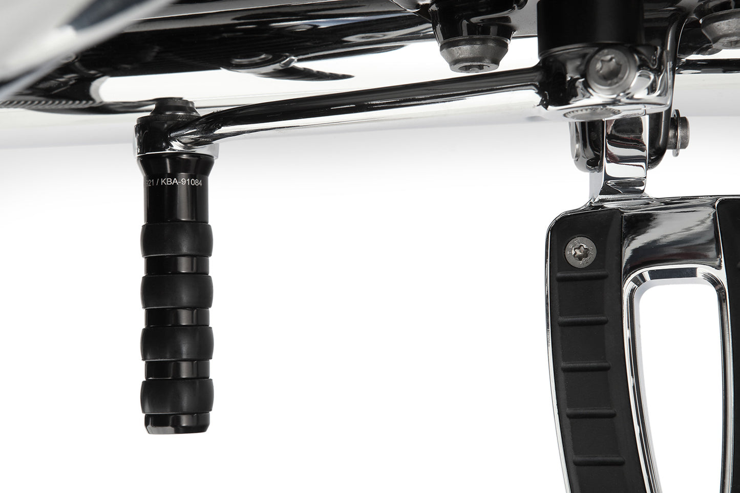 gear-shifter extension for models with footrests - black