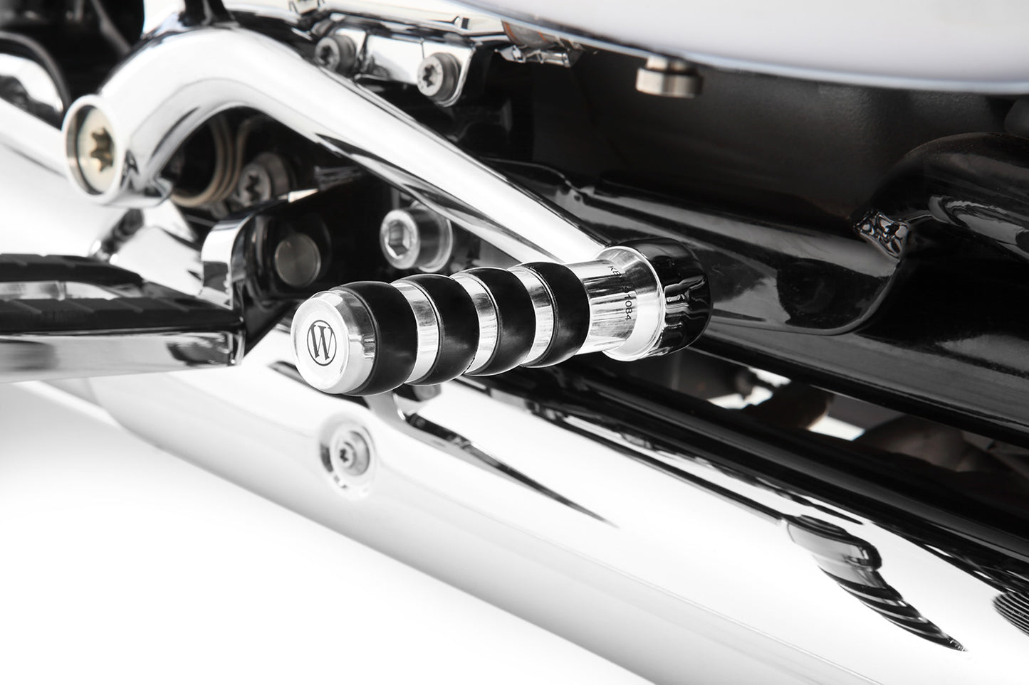 brake lever extension for models with footrests - chromed