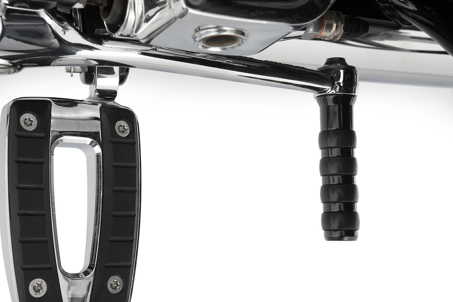 brake lever extension for models with footrests - black