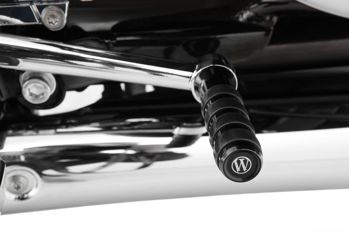 brake lever extension for models with footrests - black