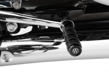 brake lever extension for models with footrests - black