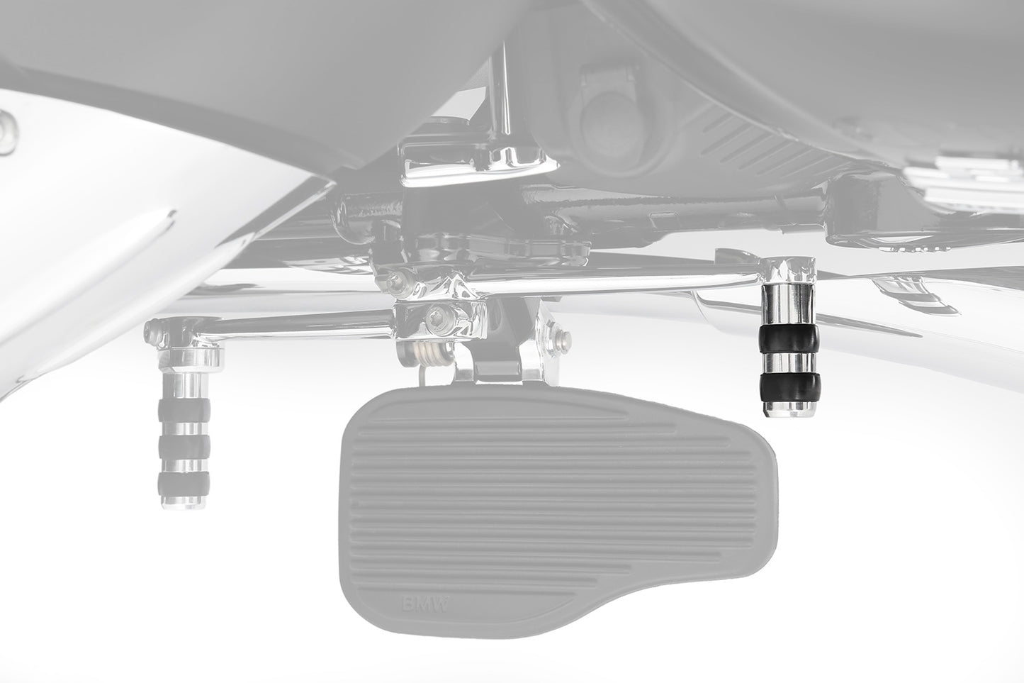 R 18 gear-shifter extension for models with footboard - polished - rear