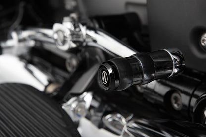 R 18 gear-shifter extension for models with footboard - black - rear