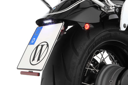 PURE tail conversion with indicator bracket - M8 Indicator screw thread - black