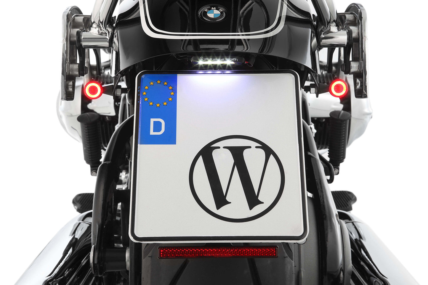 PURE tail conversion with indicator bracket - M8 Indicator screw thread - black
