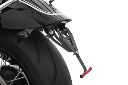 PURE tail conversion with indicator bracket - M8 Indicator screw thread - black