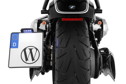LOW tail conversion with indicator bracket - M8 Screw thread - black