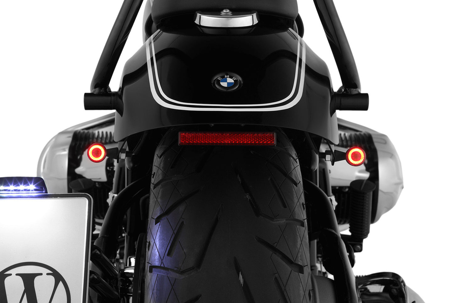 indicator bracket for accessory indicators - M8 Screw thread - black