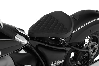 Swinging saddle RockBob for series rear end - black - Artificial leather