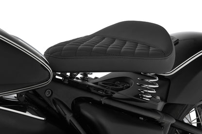 Swinging saddle RockBob for series rear end - black - Artificial leather