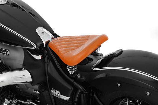 Swinging Saddle RockBob with original tail - brown - Genuine leather