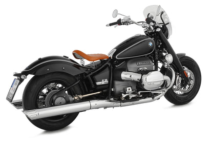 Swinging Saddle RockBob with original tail - brown - Genuine leather