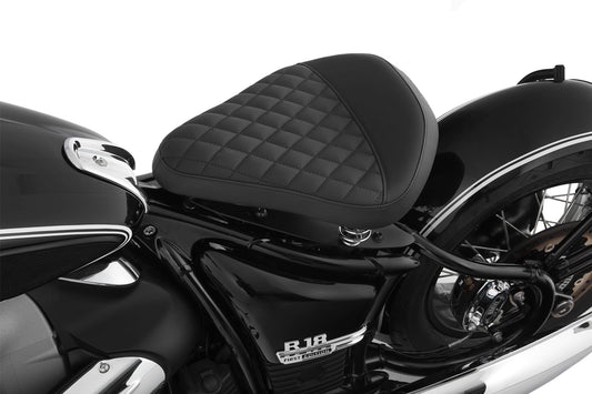 Swinging saddle RockBob for Rear fender RockBob - black - Artificial leather