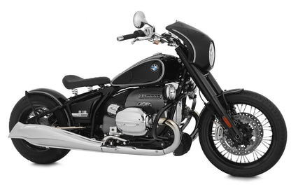 Swing saddle RockBob for Rear fender RockBob - black - Genuine leather