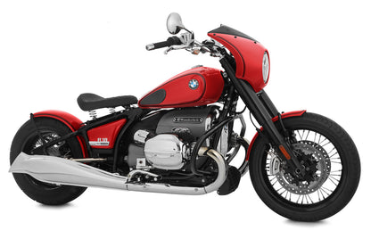 Rear fender RockBob - marsred metallic - black lined