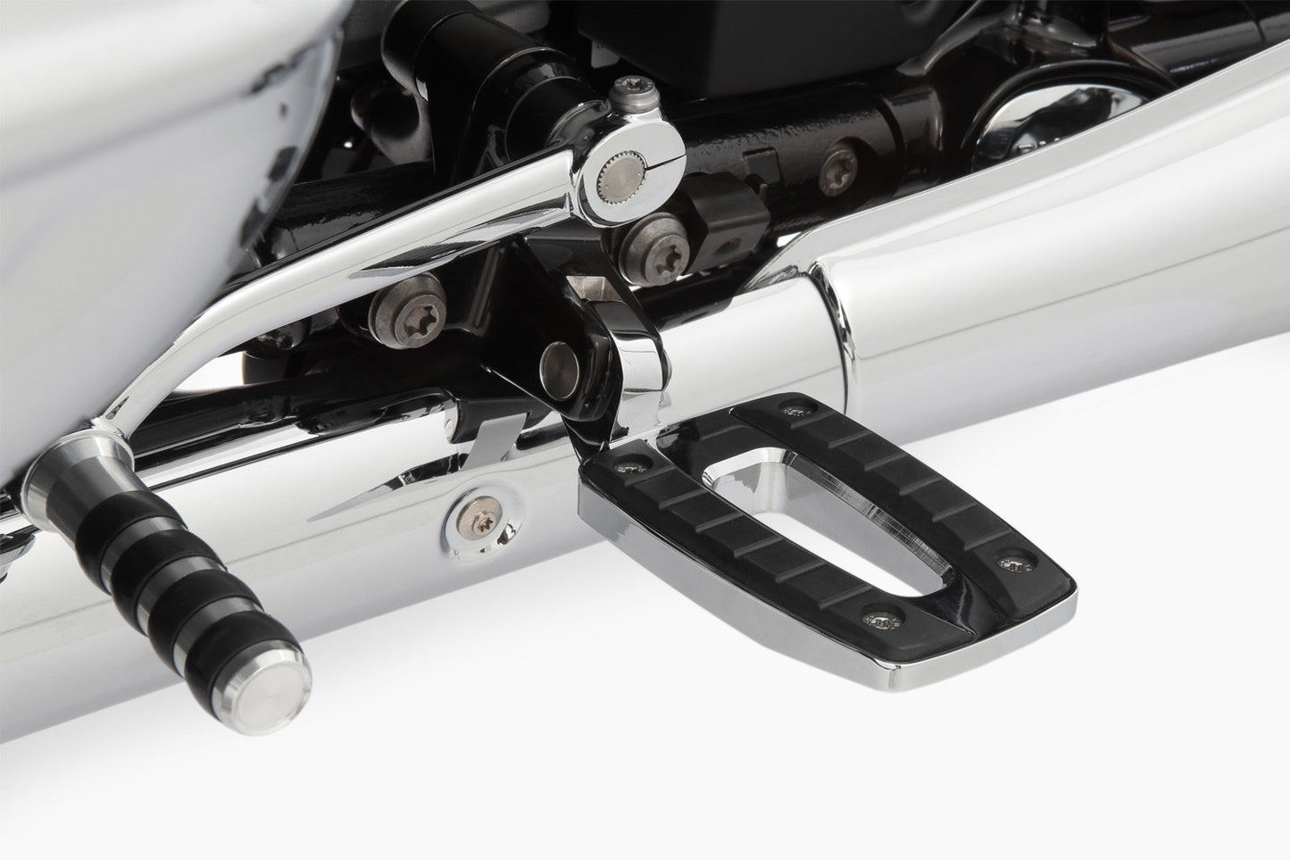 ERGO-COMFORT lower footrests - for models without footboard - chromed