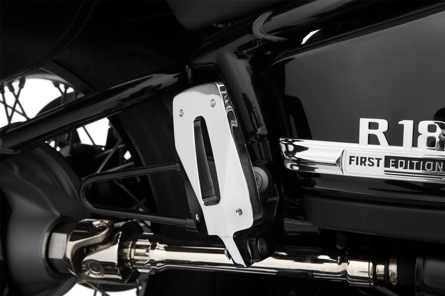 ERGO-COMFORT lower passenger footrest - chromed