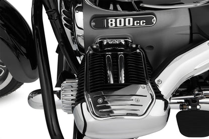 leg rests - left and right - chromed