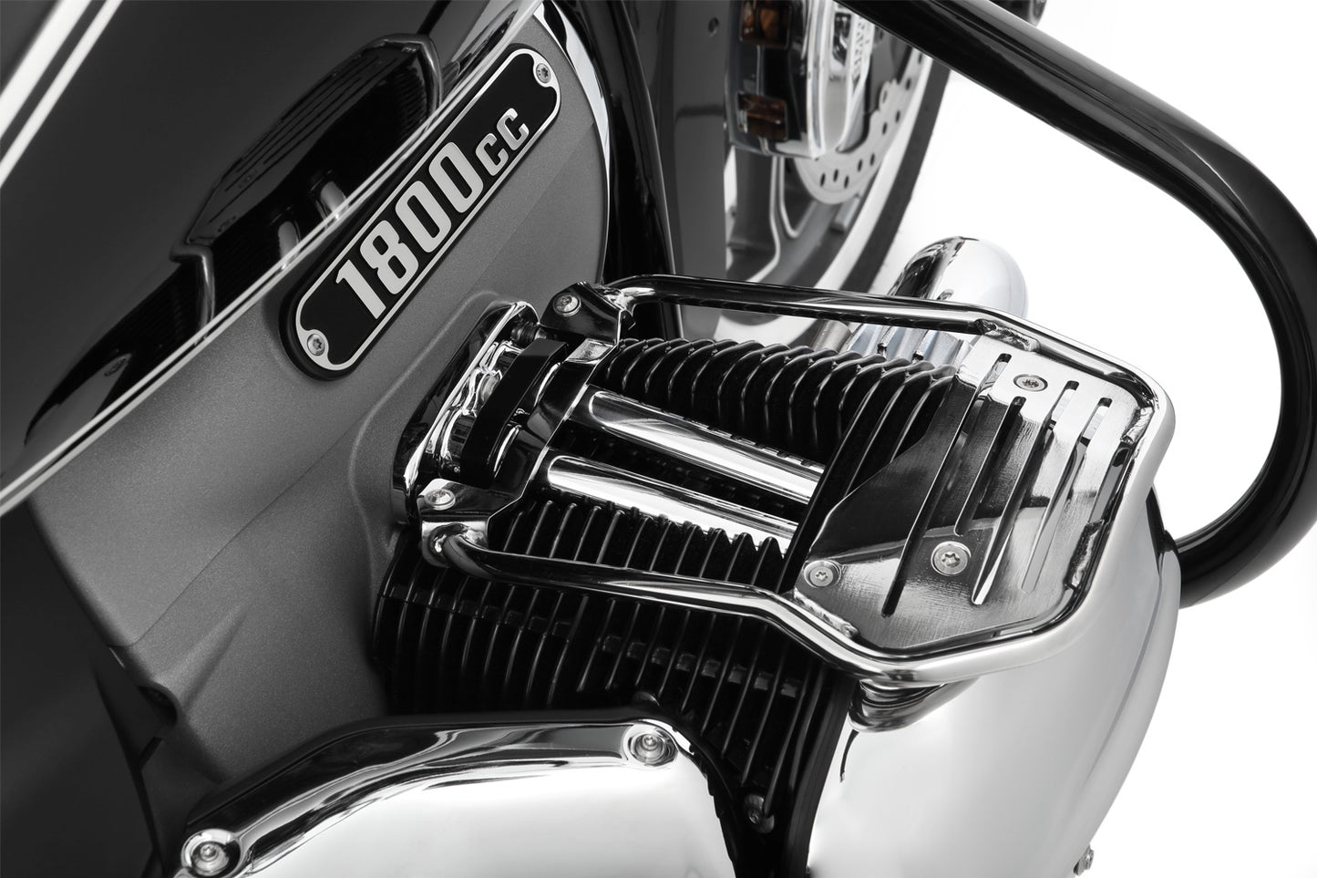 leg rests - left and right - chromed