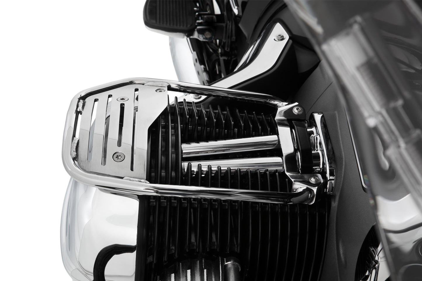 leg rests - left and right - chromed