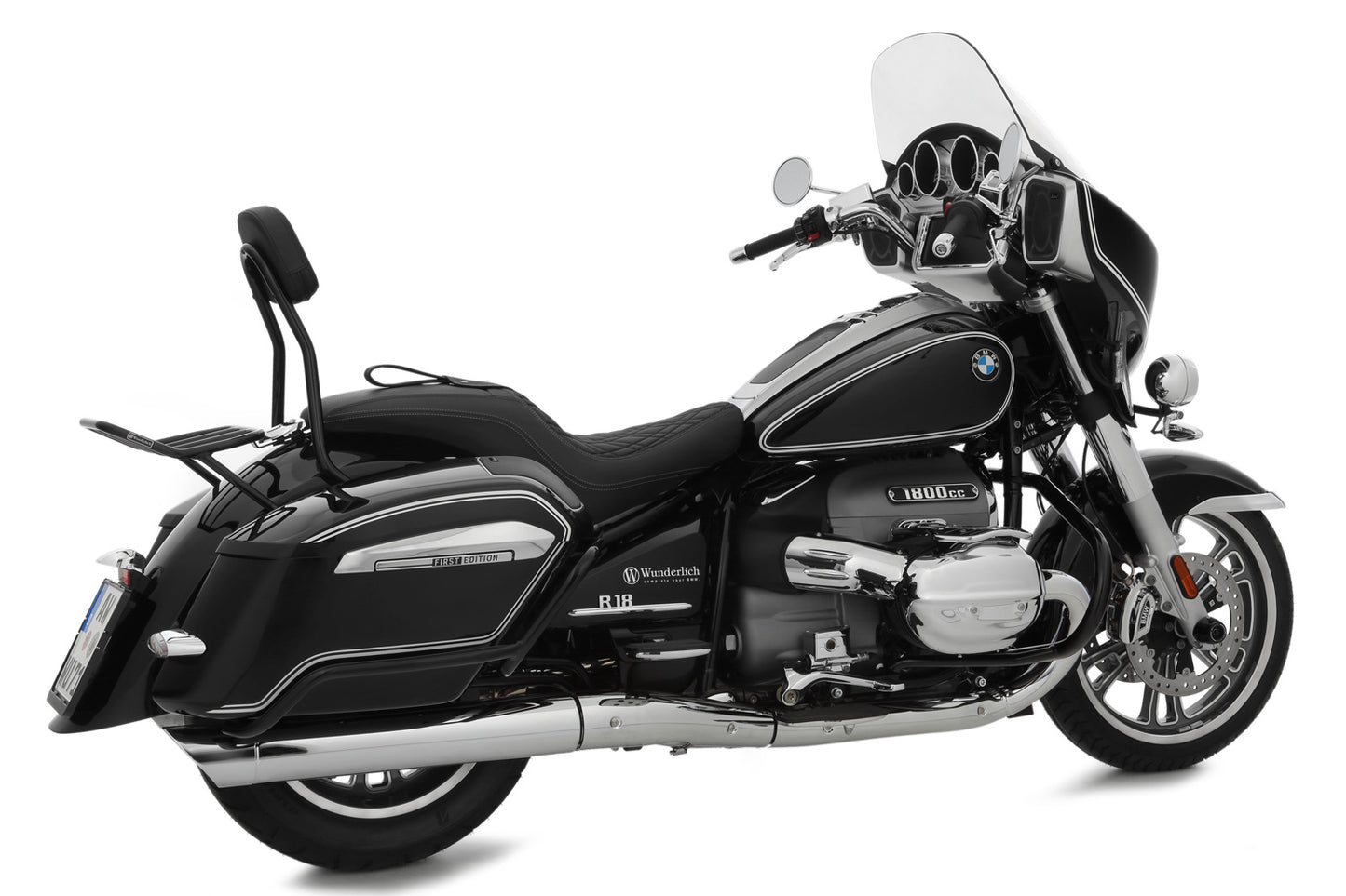 leg rests - left and right - chromed