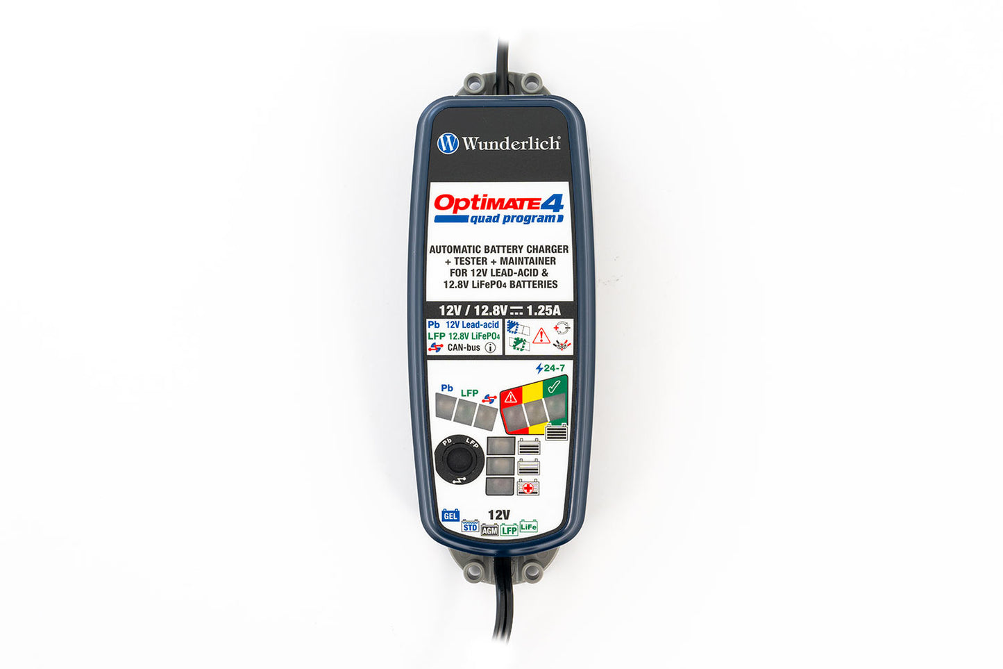 Wunderlich Edition Battery Charger Optimate 4 Quad-Program Canbus Edition