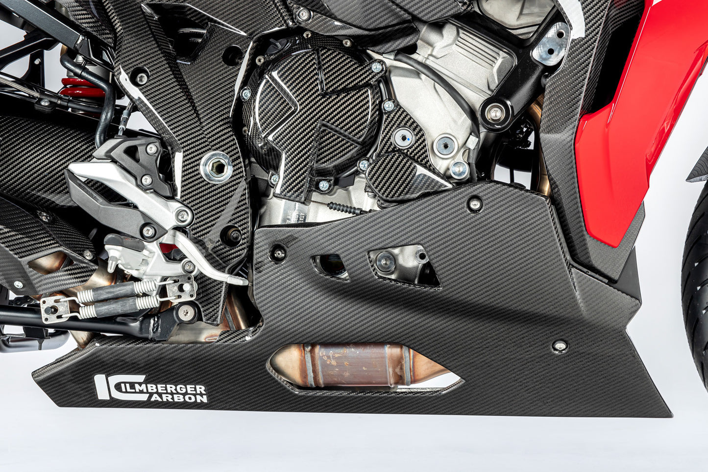 Ilmberger Belly pan (for models with main stand) - carbon