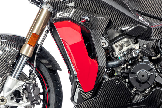 Ilmberger Radiator cover (Model with painted side panel) - left - carbon