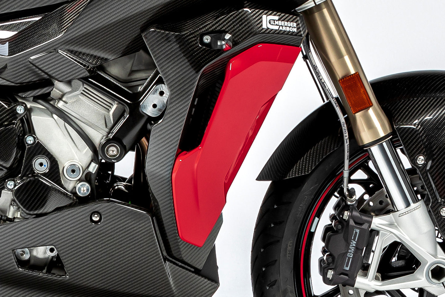 Ilmberger Radiator cover (Model with painted side panel) - right - carbon