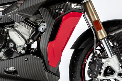 Ilmberger Radiator cover (Model with painted side panel) - right - carbon