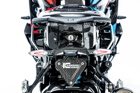 Ilmberger Splash guard number plate holder M 1000 XR - carbon - glossy