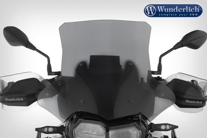 Wunderlich windshield MARATHON - Carrier short (115mm) - smoked grey