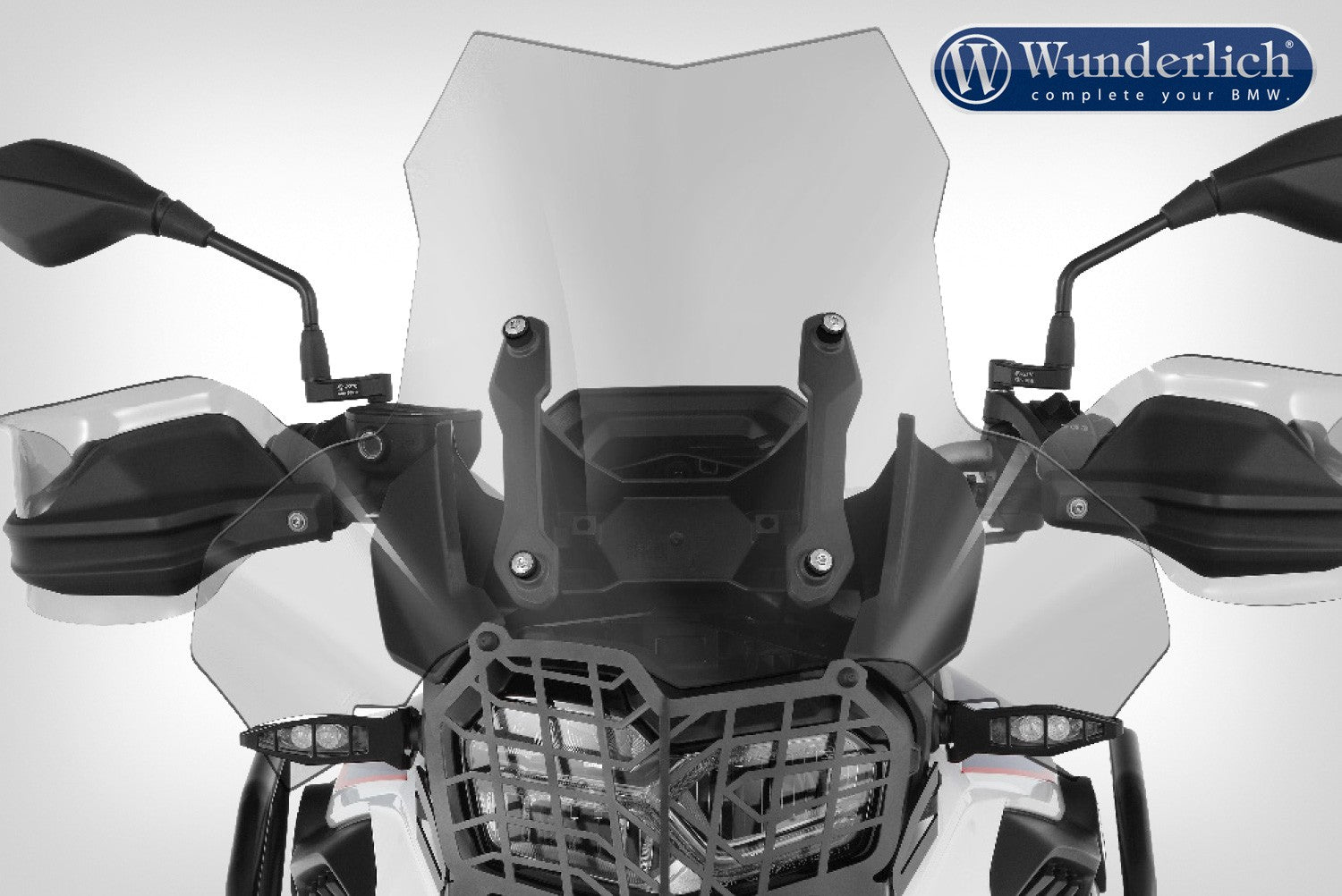 Wunderlich Windscreen EXTREME - Carrier short (115mm) - clear