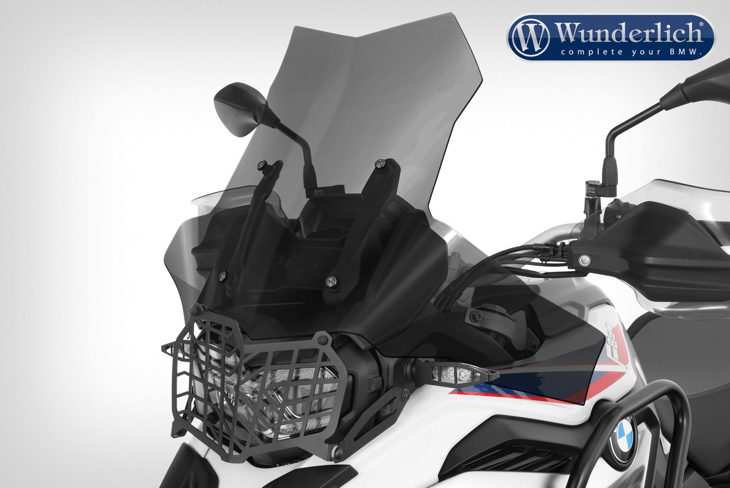 Wunderlich Windscreen EXTREME - Carrier long (160mm) - Smoked grey