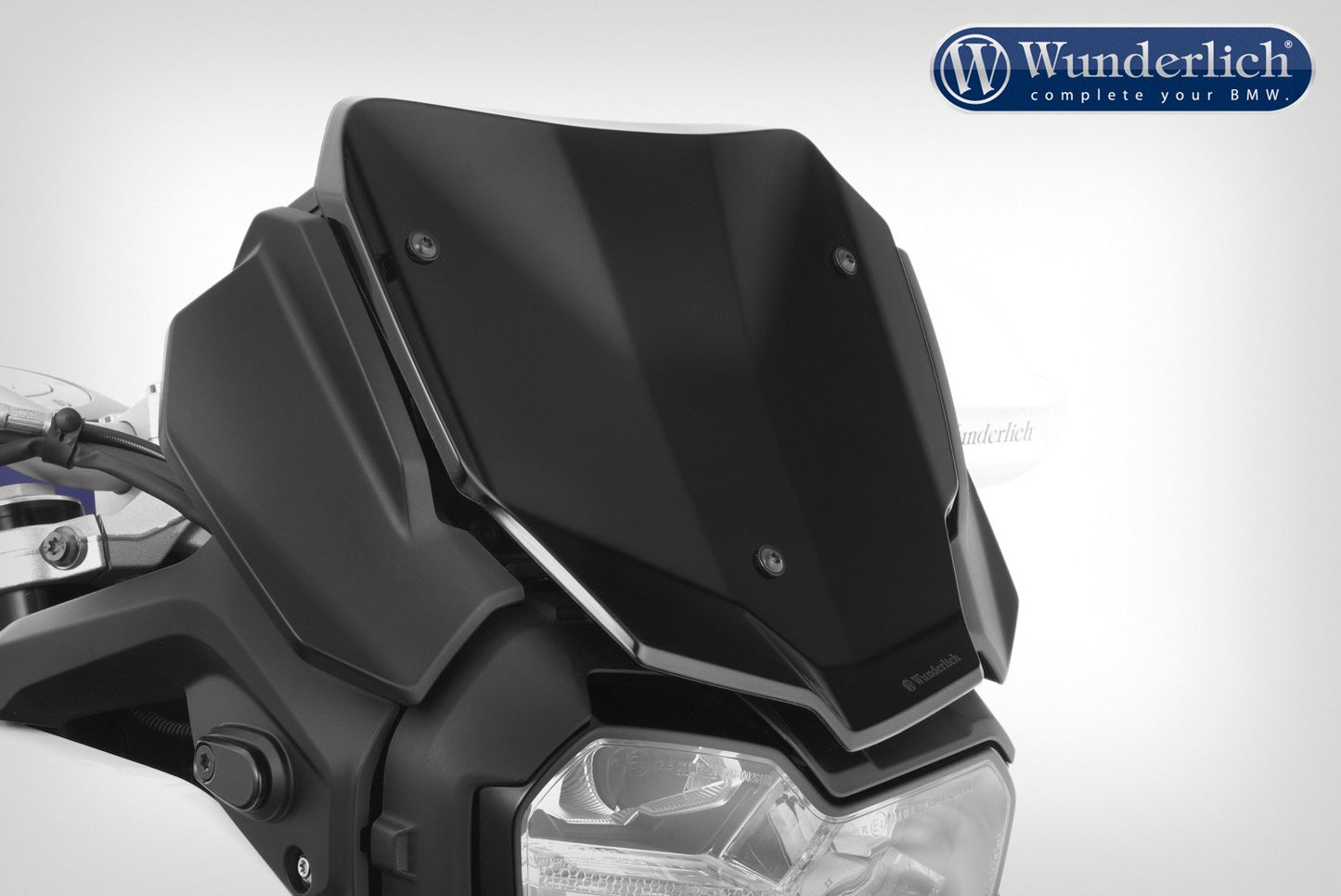 Wunderlich Windschild FLOWJET - glossy black
